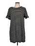 Unbranded Stripes Black Casual Dress Size L - photo 1