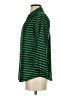 The Limited 100% Polyester Stripes Green 3/4 Sleeve Blouse Size S - photo 5