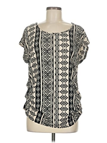 Fashion Magazine Short Sleeve Blouse (view 1)