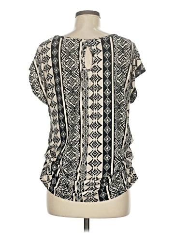 Fashion Magazine Short Sleeve Blouse (view 2)