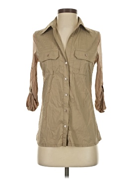 Bcbgmaxazria 3/4 Sleeve Button Down Shirt