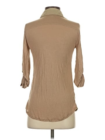 BCBGMAXAZRIA 3/4 Sleeve Button-Down Shirt (view 2)