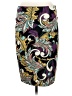 Lularoe Paisley Black Purple Casual Skirt Size M - photo 2