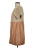 Avec Les Filles 100% Polyurethane Color Block Tan Casual Dress Size XS - photo 5