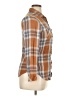 Thread & Supply 100% Rayon Plaid Brown Long Sleeve Button-Down Shirt Size XL - photo 4