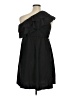 Unbranded Solid Black Casual Dress Size 0X - photo 2