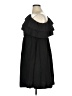 Unbranded Solid Black Casual Dress Size 0X - photo 5