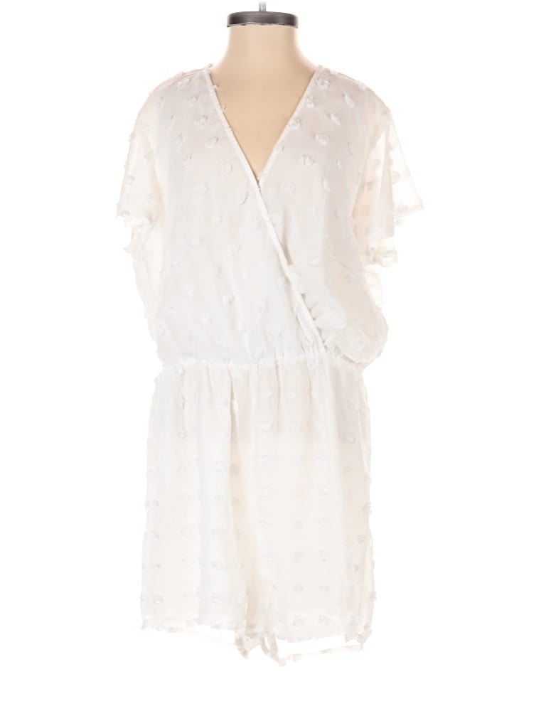 Pre-owned Btfbm Romper In White