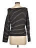 Rosanna 100% Cotton Stripes Black Pullover Sweater Size L - photo 2