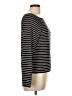 Rosanna 100% Cotton Stripes Black Pullover Sweater Size L - photo 4