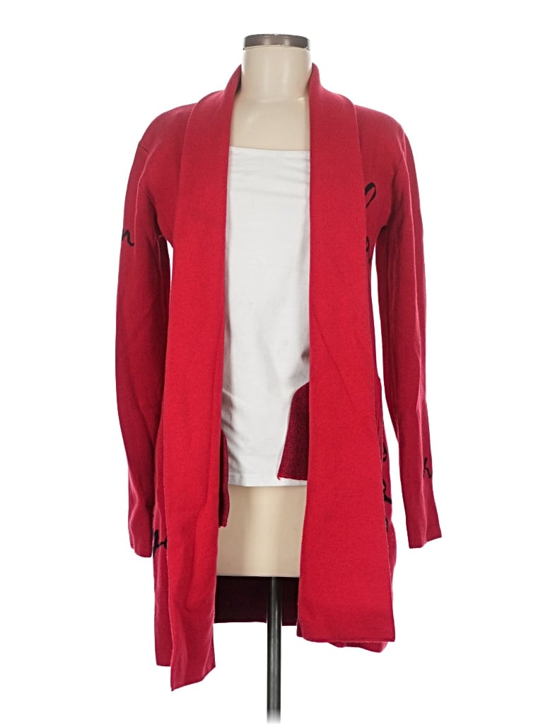 Pre-owned Frank Lyman Design Cardigan Sweater In Red