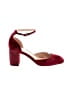 J.Crew Burgundy Red Heels Size 7 - photo 1