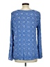 Roper 100% Rayon Blue Long Sleeve Blouse Size L - photo 2