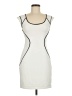 Express Outlet Graphic Ivory Cocktail Dress Size 6 - photo 1