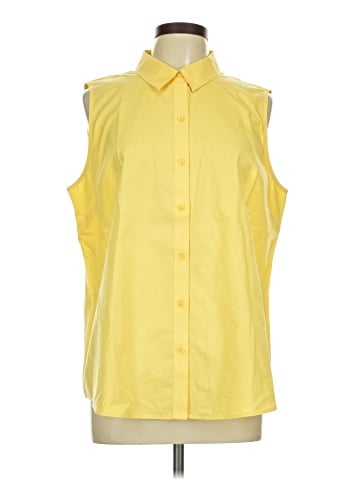 Coldwater Creek Sleeveless Button-Down Shirt (view 1)