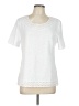 Chocolate White Short Sleeve Top Size L - photo 1