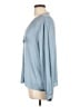 H&M 100% Polyester Blue Long Sleeve Blouse Size 10 - photo 5