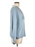 H&M 100% Polyester Blue Long Sleeve Blouse Size 10 - photo 4