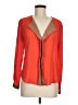 Ezra 100% Polyester Color Block Orange Long Sleeve Blouse Size M - photo 1