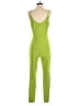 Shein Solid Green Jumpsuit Size 8 - 10 - photo 2