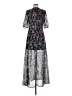 Assorted Brands 100% Polyester Paisley Gray Casual Dress Size M - photo 2