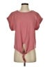 Shein Pink Short Sleeve Top Size 4 - photo 1
