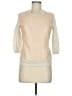 Wrap 100% Cotton Metallic Ivory Pullover Sweater Size 6 - photo 1