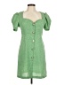 Shein 100% Polyester Tweed Green Casual Dress Size 6 - photo 1