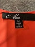 C. Luce Orange Sleeveless Blouse Size M - photo 8