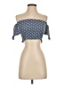 Shein 100% Polyester Blue Tube Top Size 4 - photo 1