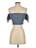 Shein 100% Polyester Blue Tube Top Size 4 - photo 2