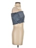 Shein 100% Polyester Blue Tube Top Size 4 - photo 4