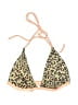 Divided by H&M Animal Print Tan Swimsuit Top Size 8 - photo 1