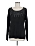 Laura Scott 100% Acrylic Stars Black Pullover Sweater Size M - photo 1