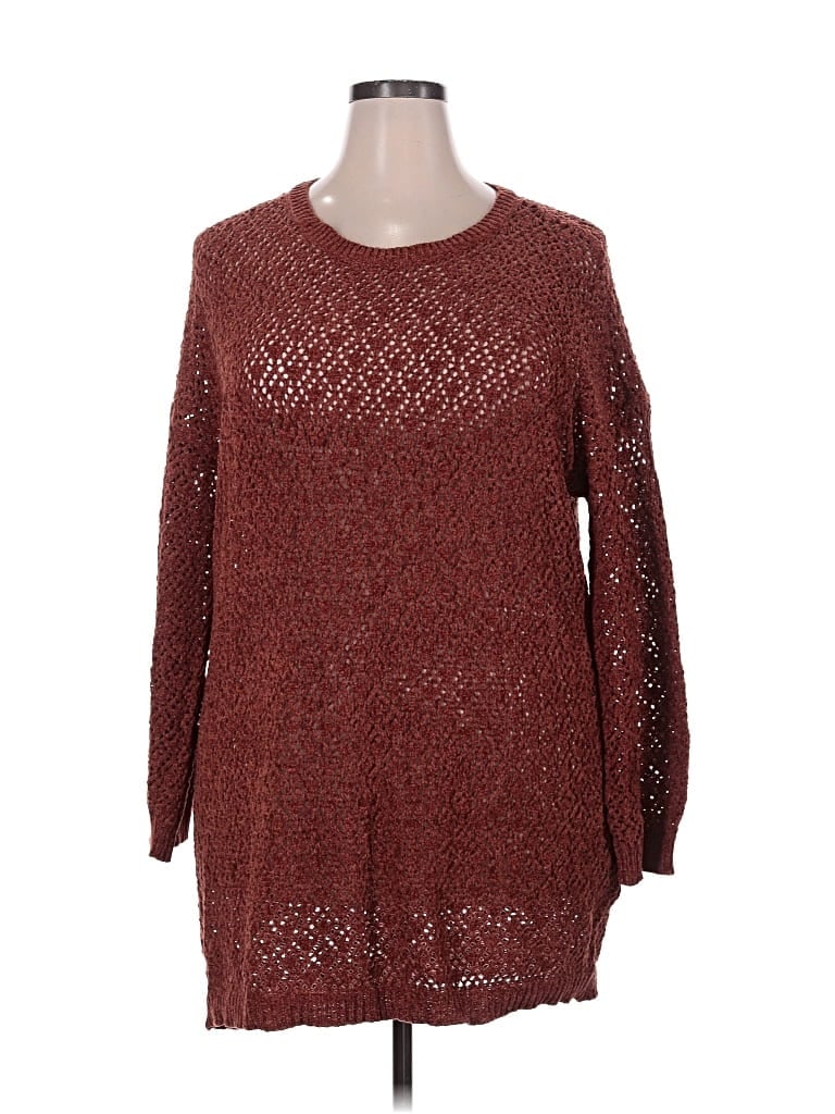 Pre-owned Heyson Pullover Sweater In Burgundy