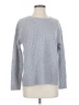 Aqua 100% Cashmere Solid Gray Cashmere Pullover Sweater Size S - photo 1