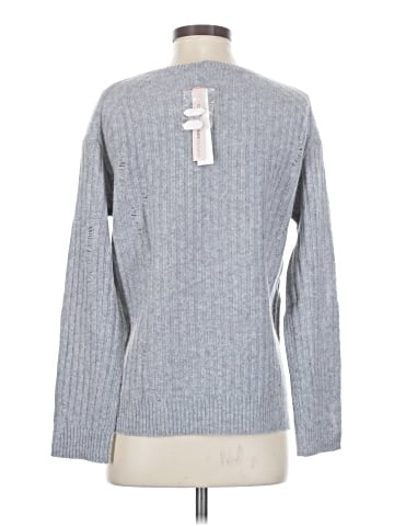 Aqua Cashmere Pullover Sweater (view 2)