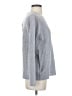 Aqua 100% Cashmere Solid Gray Cashmere Pullover Sweater Size S - photo 4