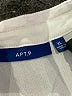 Apt. 9 100% Rayon Ivory Sleeveless Button-Down Shirt Size XL - photo 7