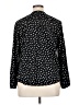 Chaps Polka Dots Black Long Sleeve Blouse Size XL - photo 2