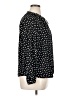 Chaps Polka Dots Black Long Sleeve Blouse Size XL - photo 4