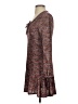 Casting Tweed Brown Pink Casual Dress Size S (estimated) - photo 5