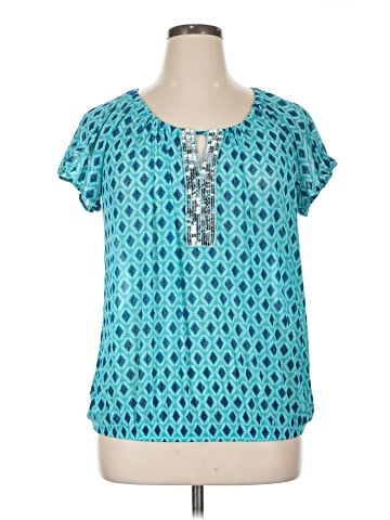 Jaclyn Smith Short Sleeve Blouse (view 1)