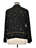 H&M 100% Polyester Stars Black Long Sleeve Blouse Size 14 - photo 2