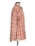 Unbranded 100% Polyester Plaid Orange Long Sleeve Blouse Size M - photo 4