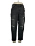 Inc Denim Graphic Black Jeans Size 14 (petite) - photo 1