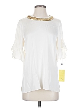 Kobi Halperin Short Sleeve Silk Top