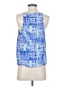 Eight Sixty 100% Polyester Blue Sleeveless Blouse Size S - photo 2