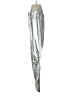 Muubaa 100% Leather Metallic Silver Leather Pants Size 2 - photo 5