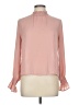 Shein 100% Polyester Pink Long Sleeve Blouse Size 6 - photo 1